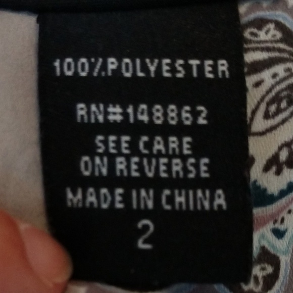 Torrid Gray Floral Tunic Flowy Bell Sleeves 2X - Picture 7 of 8